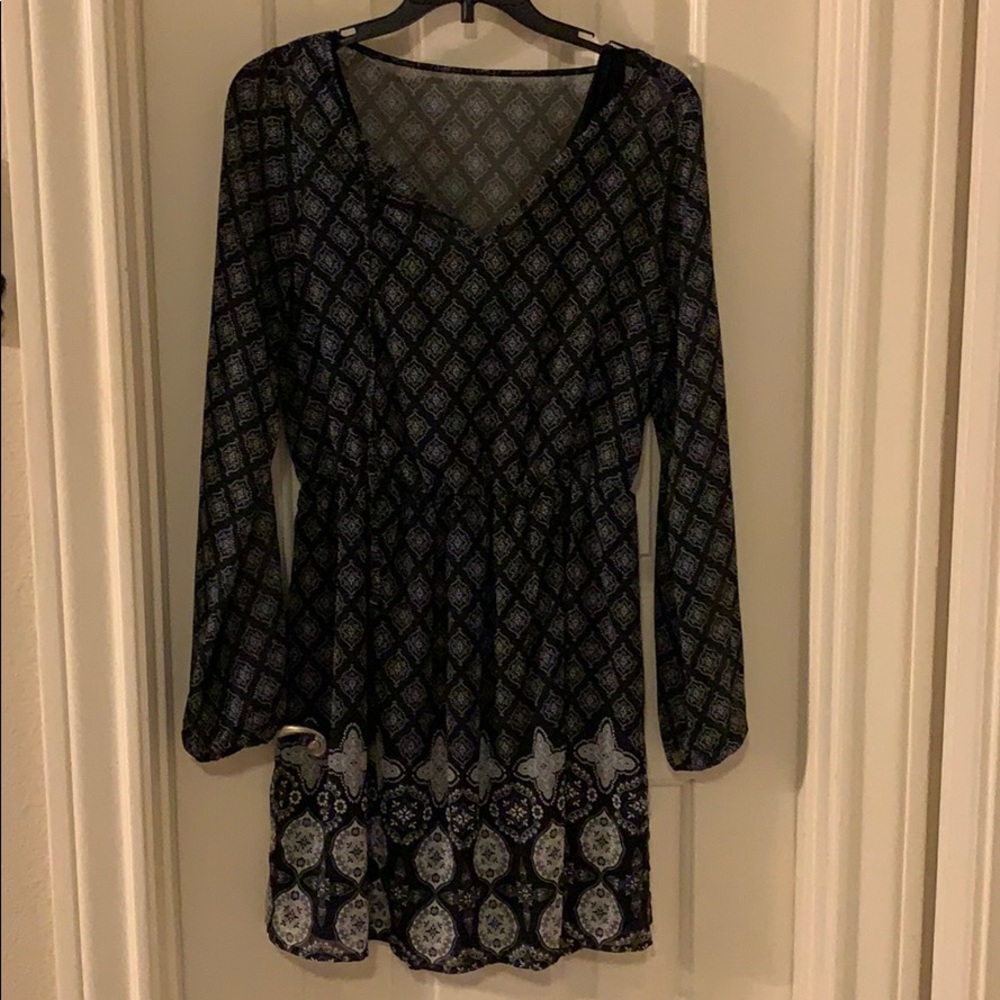 Long sleeve black dress 💕